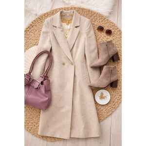 Vintage Riel Coat Company Wool Cashmere Blend Coat Women's Size M